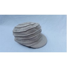 Parkhurst  Knit hat Tan Canada cotton Foam brim beret hat cap women&apos;s  eb-13669463